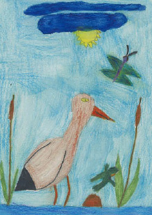 A gólya - Gál Szilvia 8 éves